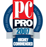 Highly Commended - Best Broadband ISP - 2007 PC Pro Awards
