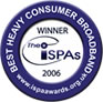 Best Heavy Consumer Broadband - 2006 Internet Service Provider Awards
