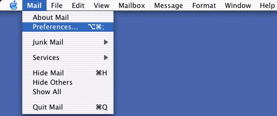 Apple Mail settings -1