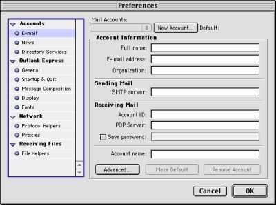 OE 4.5 IMAP Settings 2