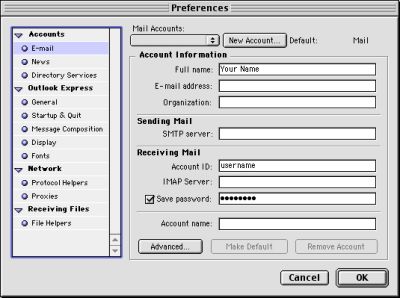 OE 4.5 IMAP Settings 4