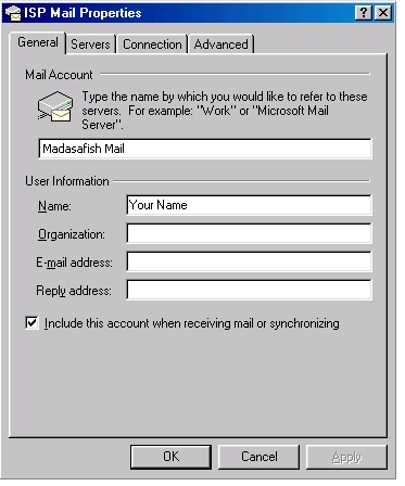 Outlook 2000 check settings - 3