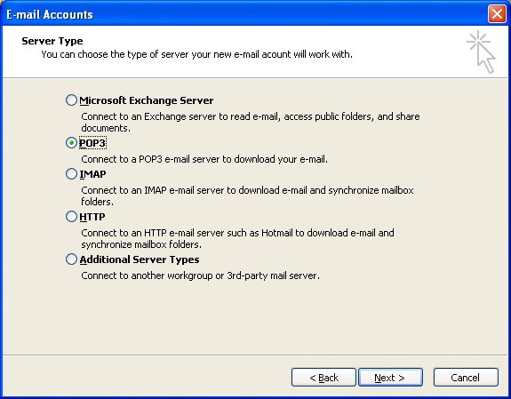 Outlook 2003 settings 3