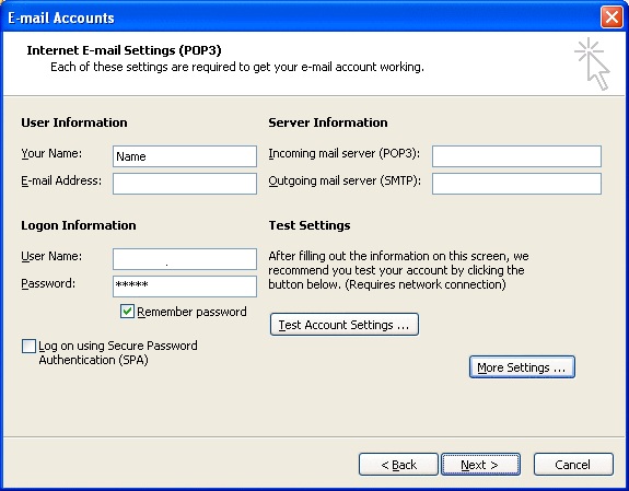 Outlook 2003 - domain account - 4