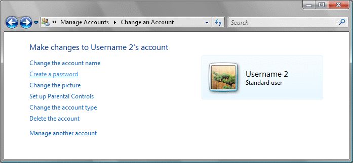 Creating user accounts in Windows Vista - 5
