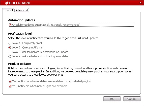 BullGuard 8 Settings -2