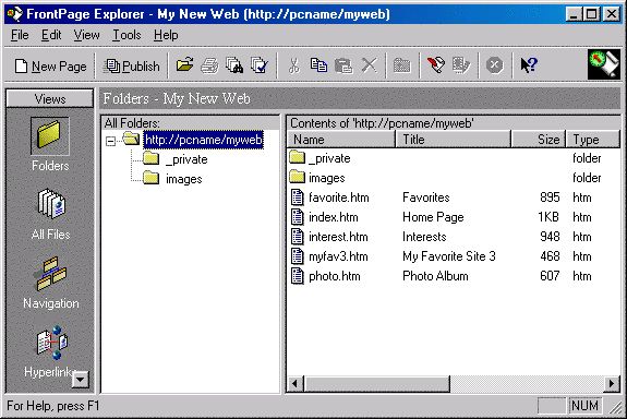 ftp FrontPage 98 - 1