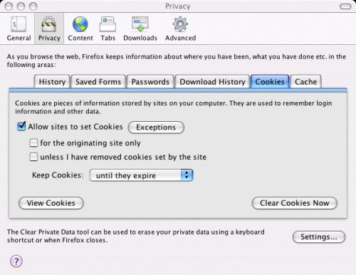 Firefox - Configure Settings 6