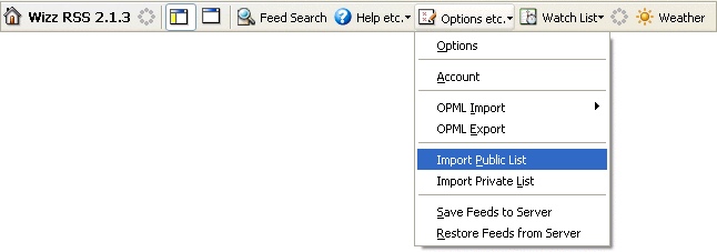 Help on Wizz RSS - 2
