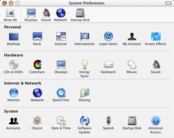 Checking your network modem settings - 2