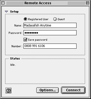 Default connection - Mac OS 8 - 1