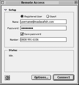 Default connection - Mac OS 8 - 3