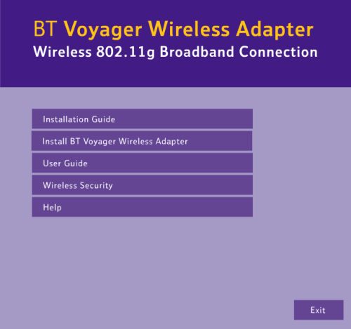 BT Voyager USB Wireless Adapter -Windows 2k - 1