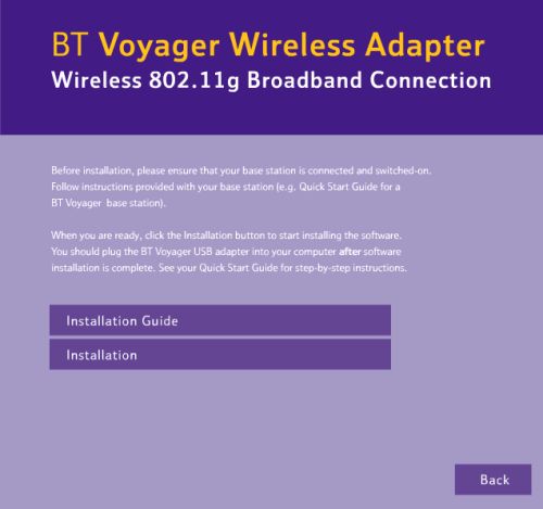 BT Voyager USB Wireless Adapter -Windows 2k - 2