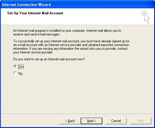 Internet Connection Wizard 7