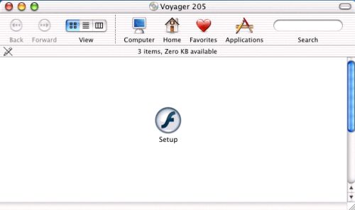 Installing Voyager 205 OS X 2