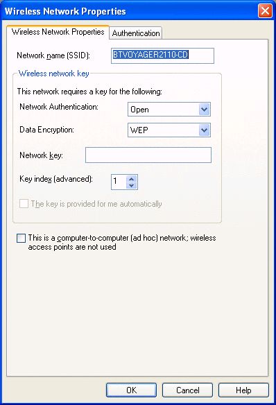 Installing Voyager wireless adapter - Win XP 10